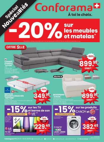 Catalogue Conforama - 28.1.2025 - 10.2.2025.
