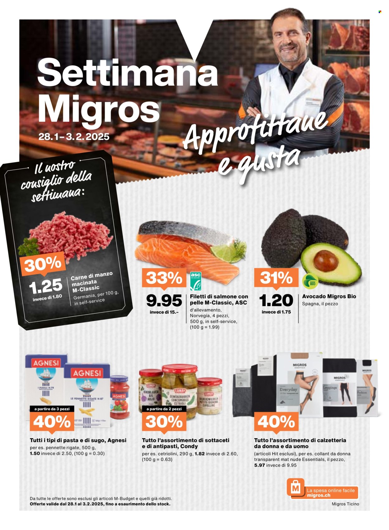 Volantino Migros - 28.1.2025 - 3.2.2025. Pagina 1