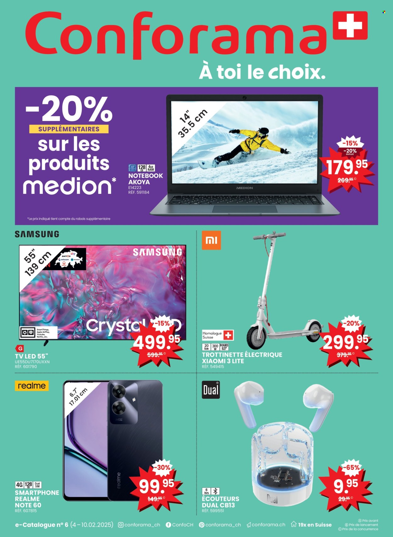 Prospekt Conforama - 4.2.2025 - 10.2.2025. Seite 1