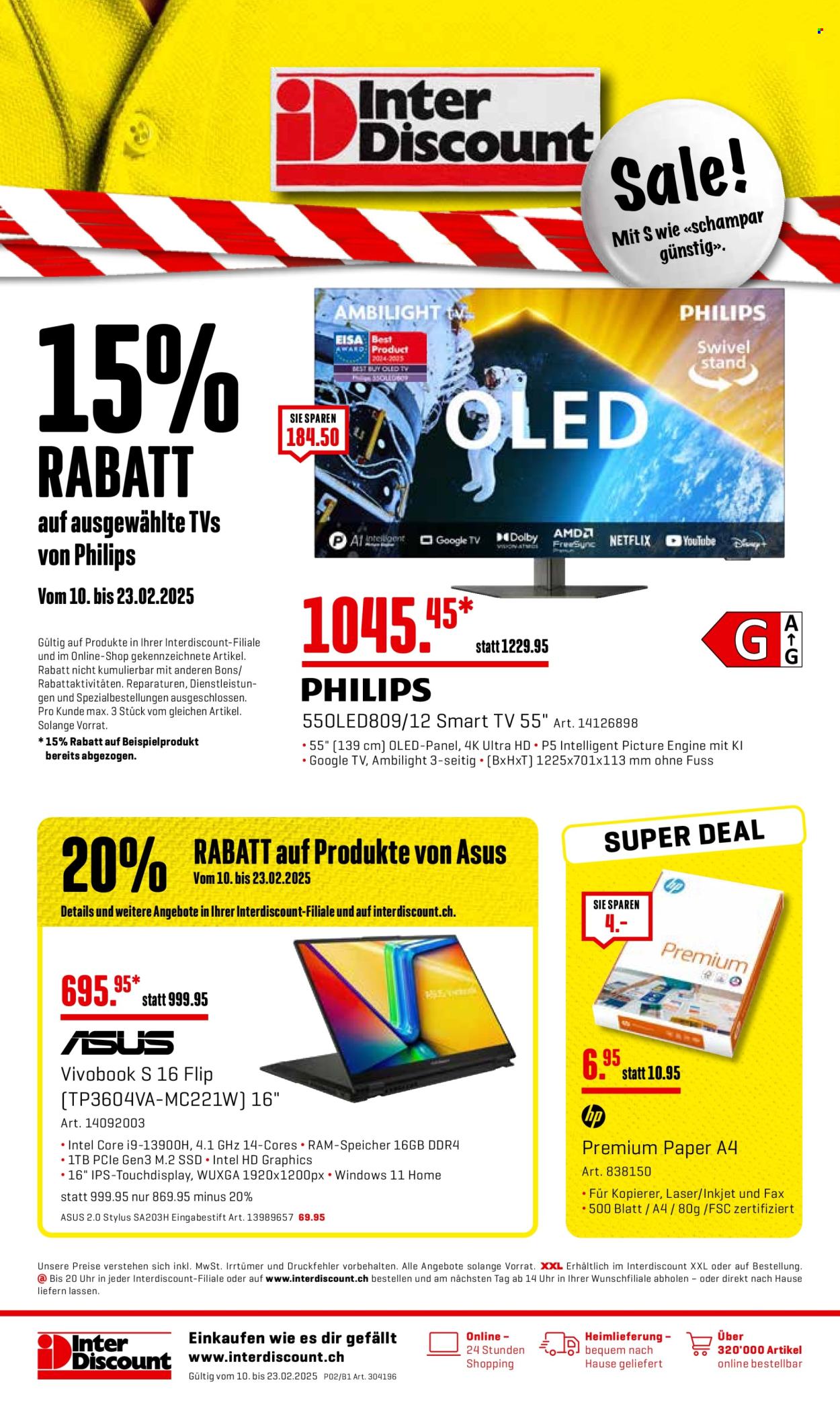 Catalogue Interdiscount - 10.2.2025 - 23.2.2025. Page 1