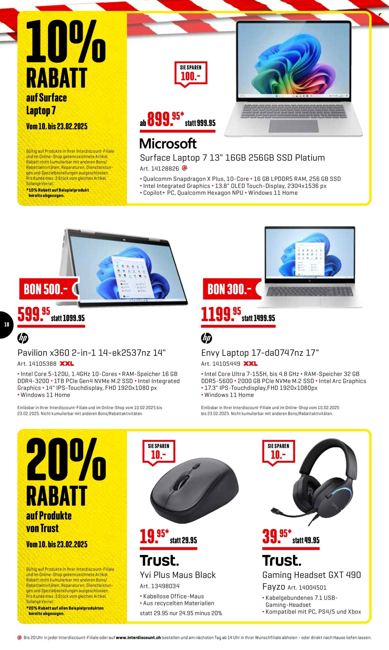 Catalogue Interdiscount - 10.2.2025 - 23.2.2025. Page 10