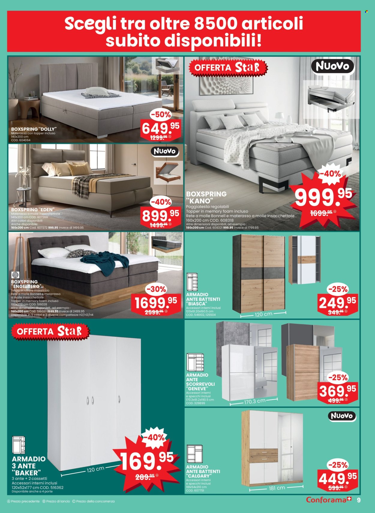 Volantino Conforama - 11.2.2025 - 24.2.2025. Pagina 9