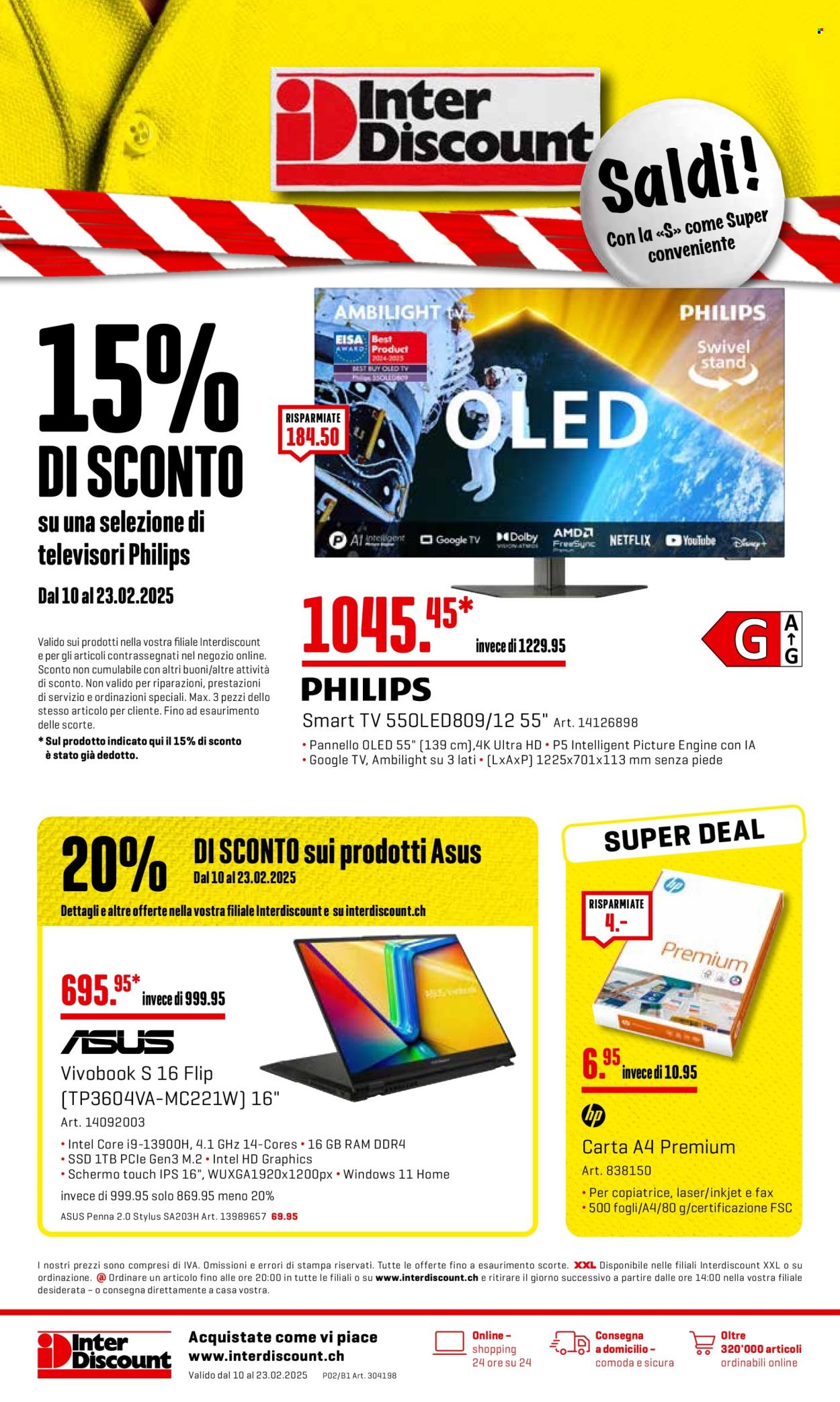 Catalogue Interdiscount - 10.2.2025 - 23.2.2025. Page 1