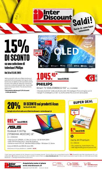 Volantino Interdiscount - 10.2.2025 - 23.2.2025.