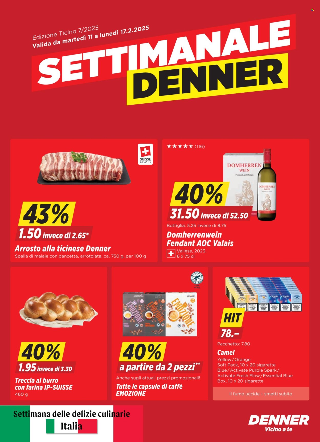 Catalogue Denner - 11.2.2025 - 17.2.2025. Page 1