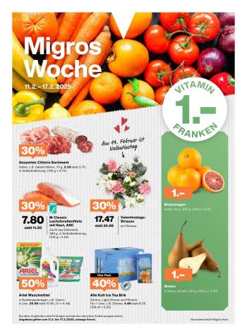 Prospekte Migros - 11.2.2025 - 17.2.2025.