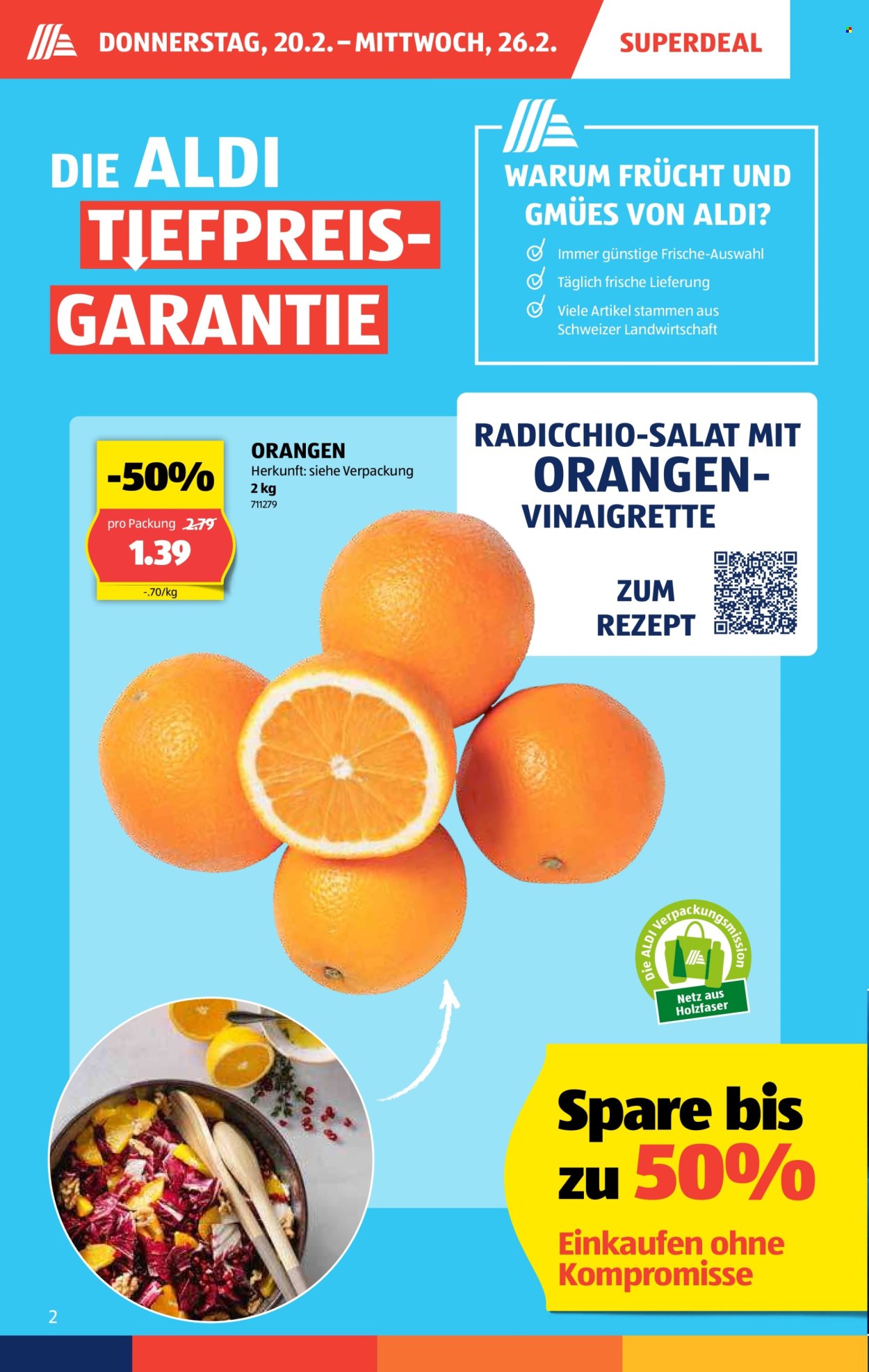Prospekt Aldi - 20.2.2025 - 26.2.2025. Seite 2