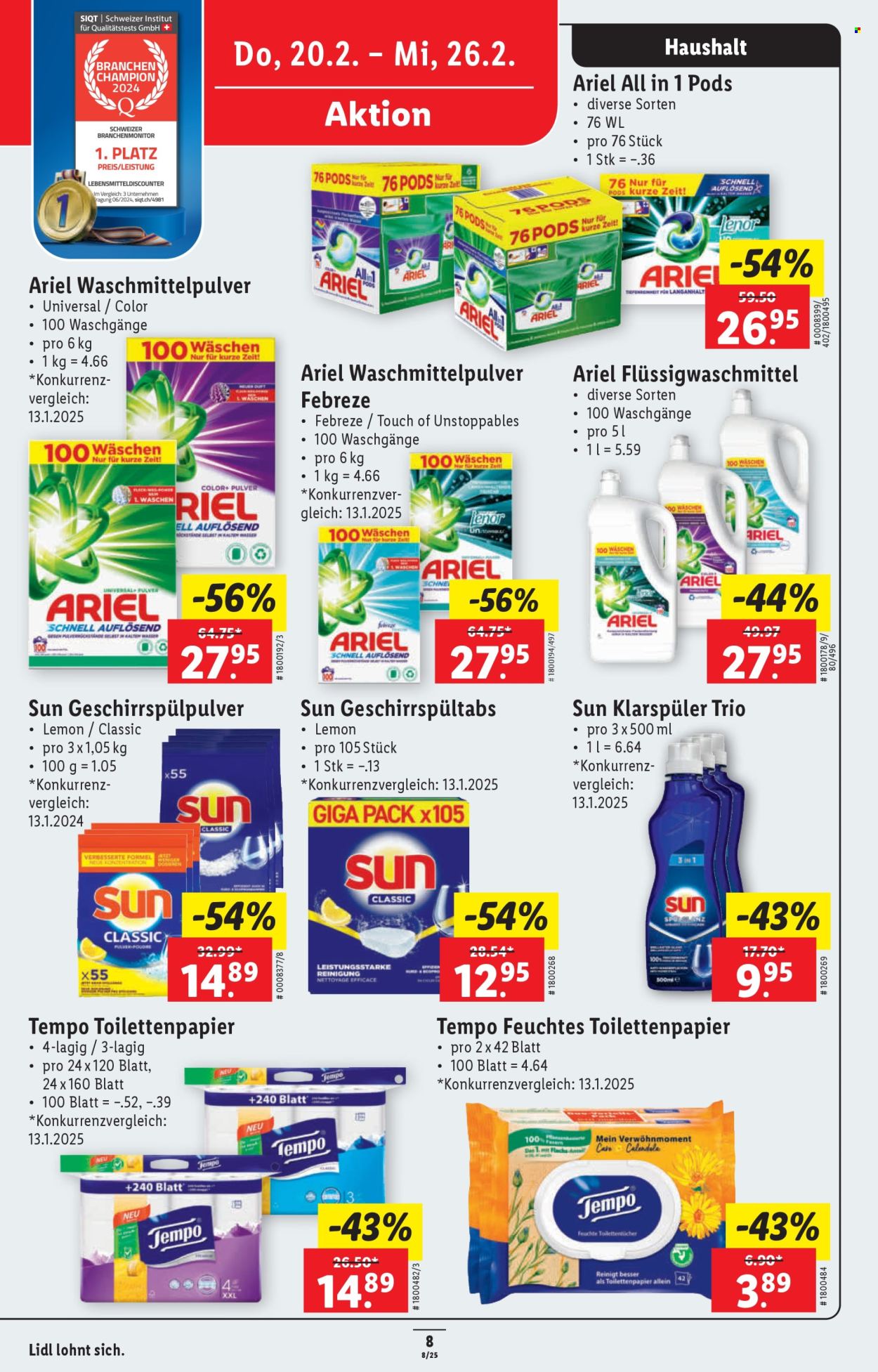Volantino Lidl - 20.2.2025 - 26.2.2025. Pagina 8