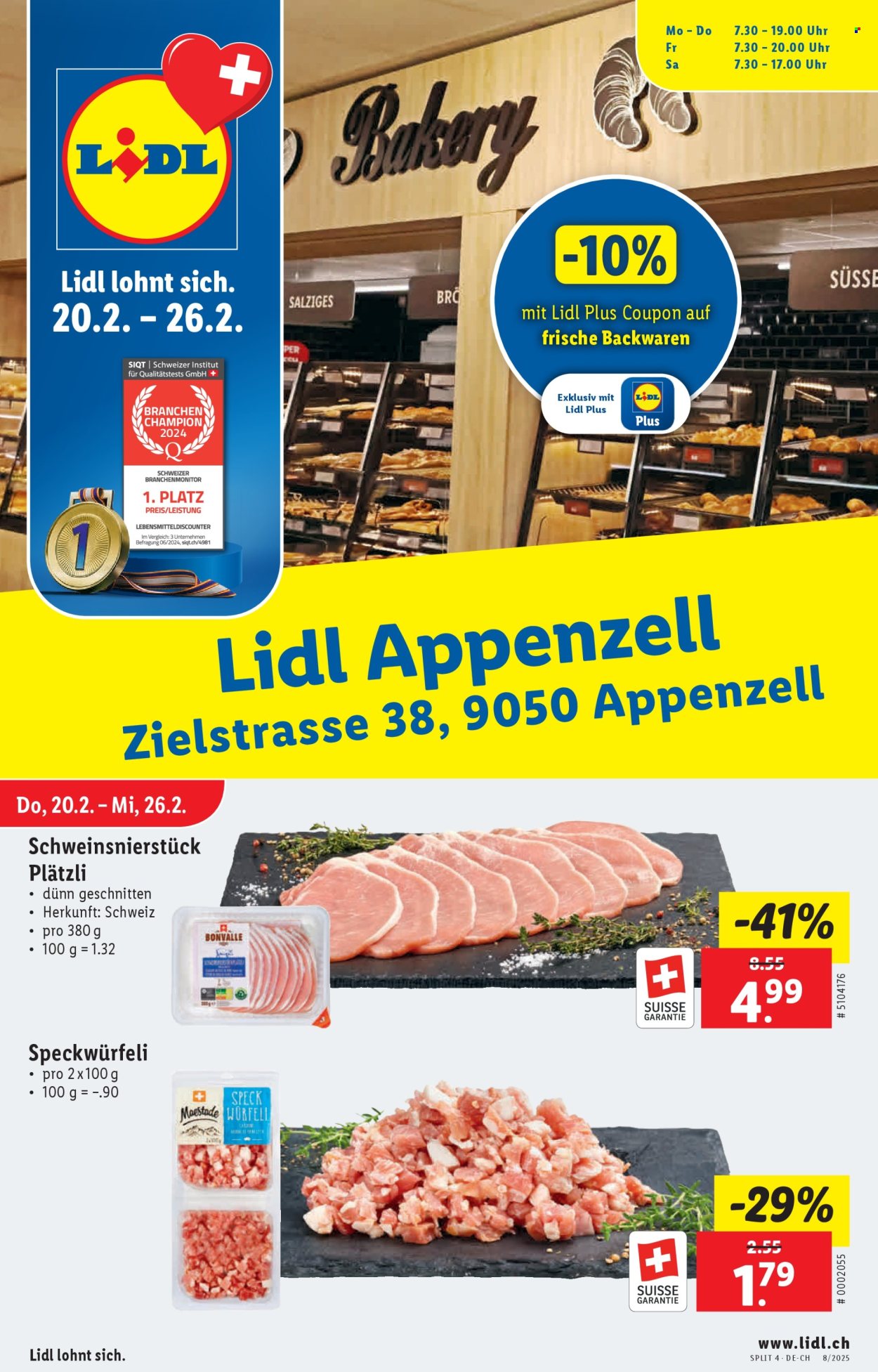 Prospekt Lidl - 20.2.2025 - 26.2.2025. Seite 1