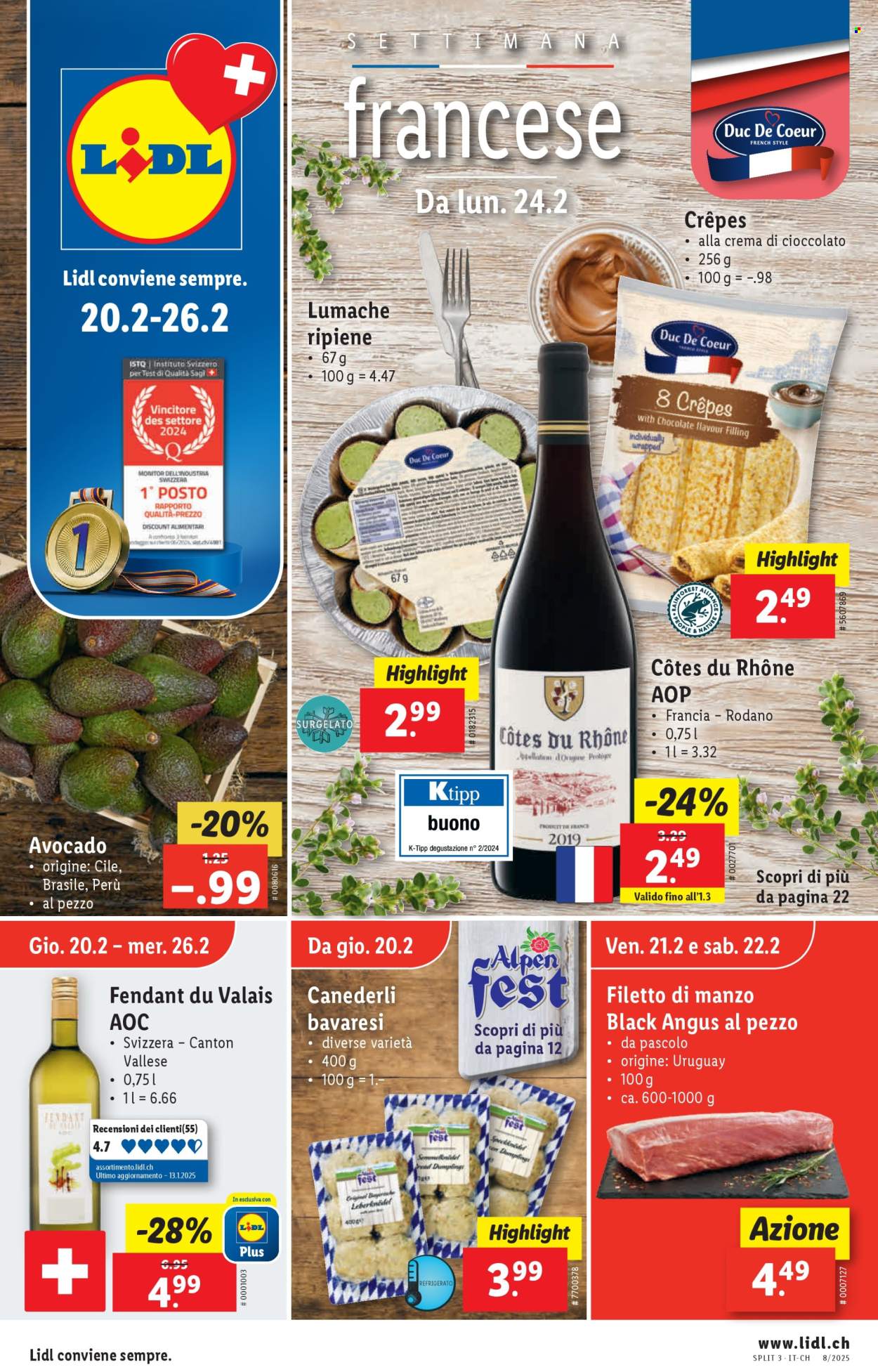 Volantino Lidl - 20.2.2025 - 26.2.2025. Pagina 1