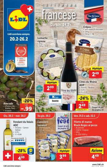 Volantino Lidl - 20.2.2025 - 26.2.2025.