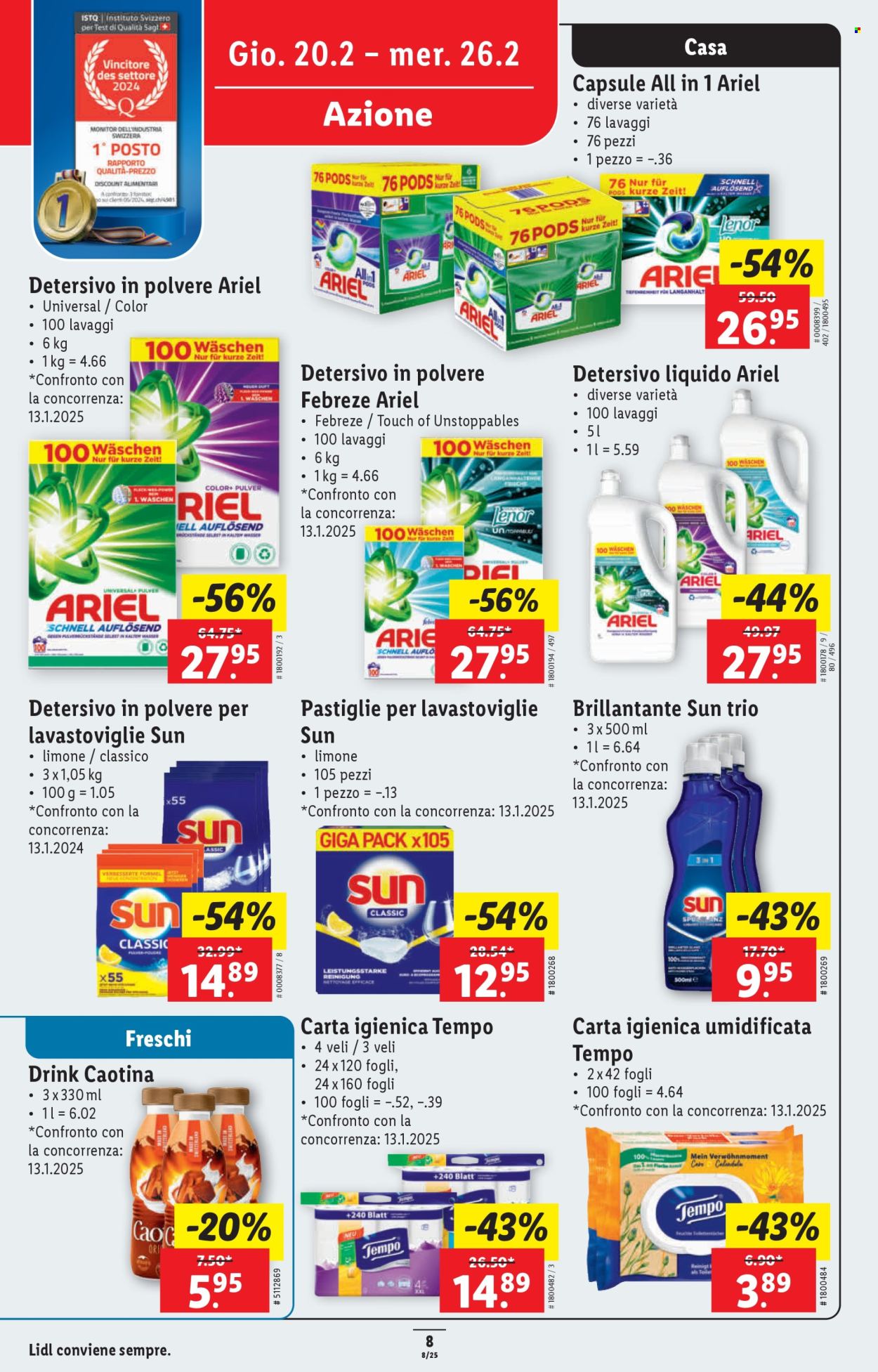 Volantino Lidl - 20.2.2025 - 26.2.2025. Pagina 8
