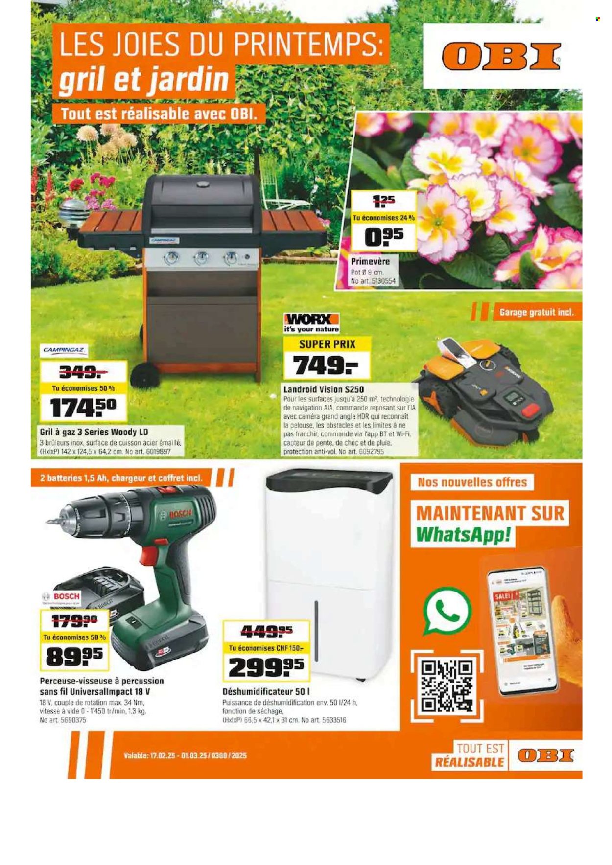 Catalogue OBI - 17.2.2025 - 1.3.2025. Page 1