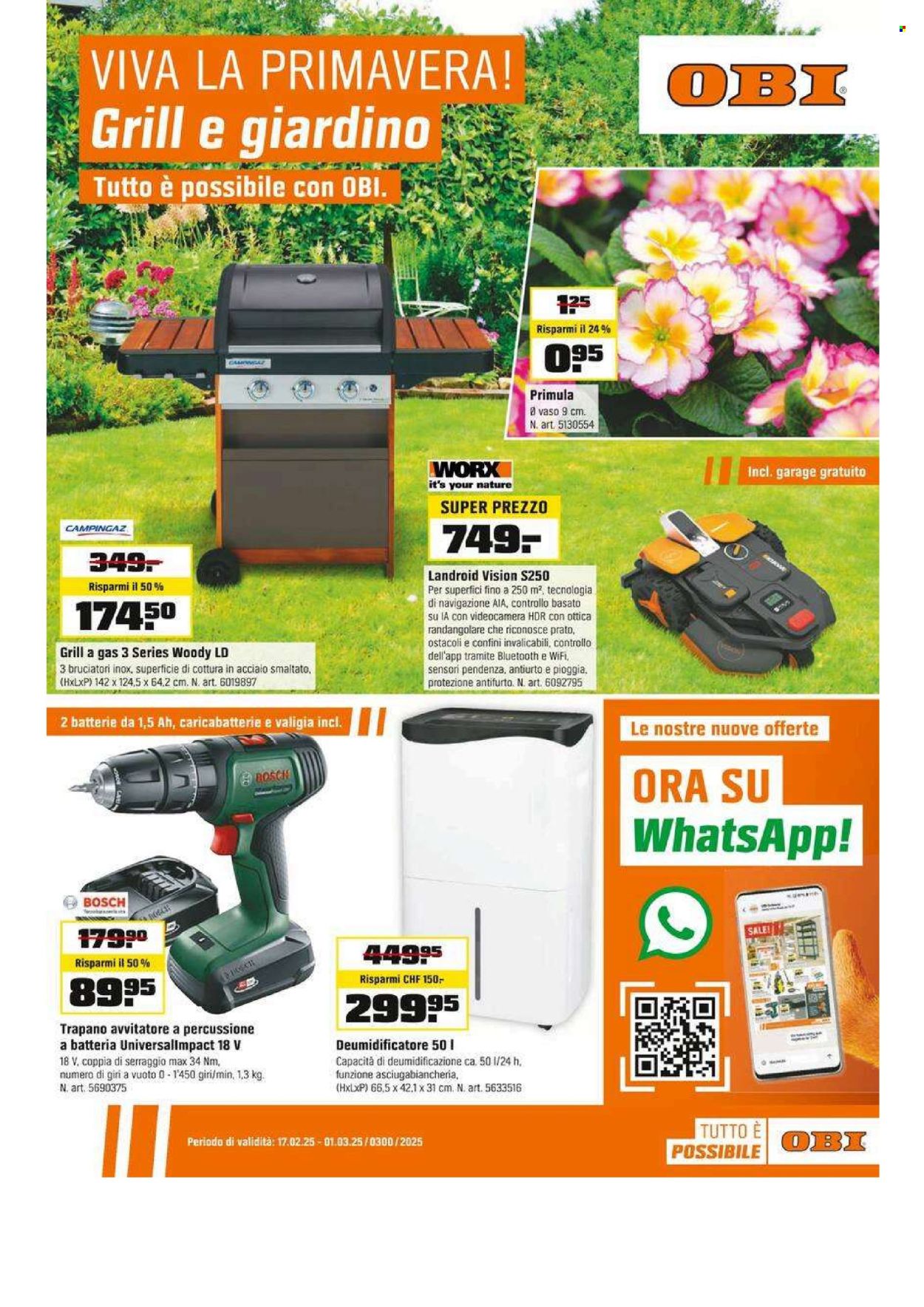 Catalogue OBI - 17.2.2025 - 1.3.2025. Page 1