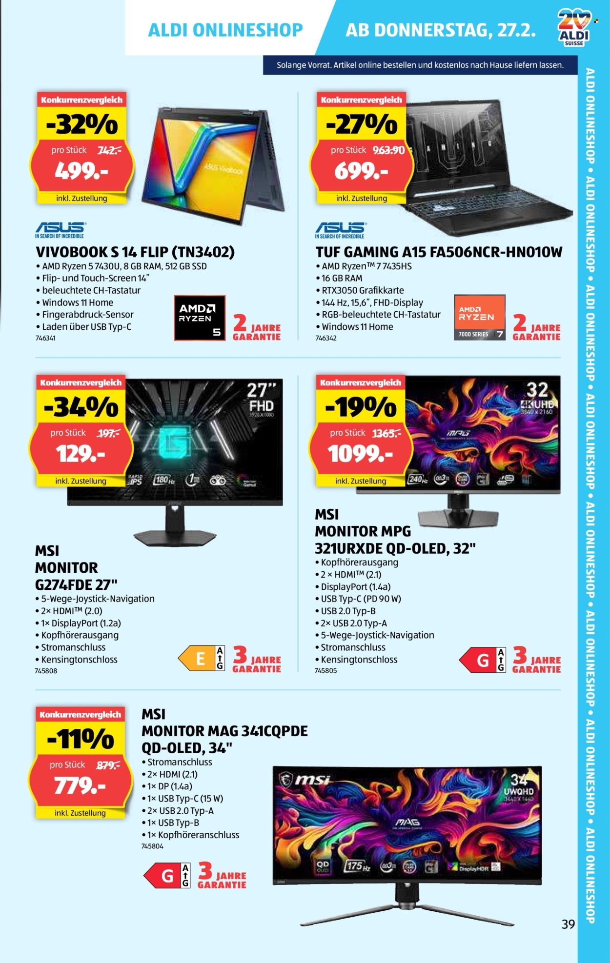 Volantino Aldi - 27.2.2025 - 5.3.2025. Pagina 40