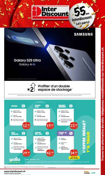 Catalogue Interdiscount - 24.2.2025 - 9.3.2025.