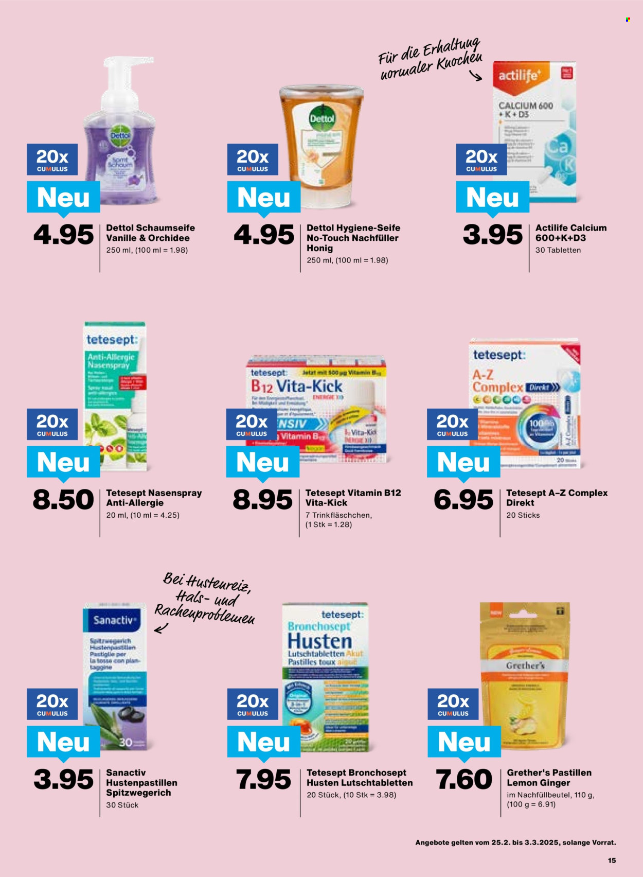 Prospekt Migros - 25.2.2025 - 3.3.2025. Seite 15