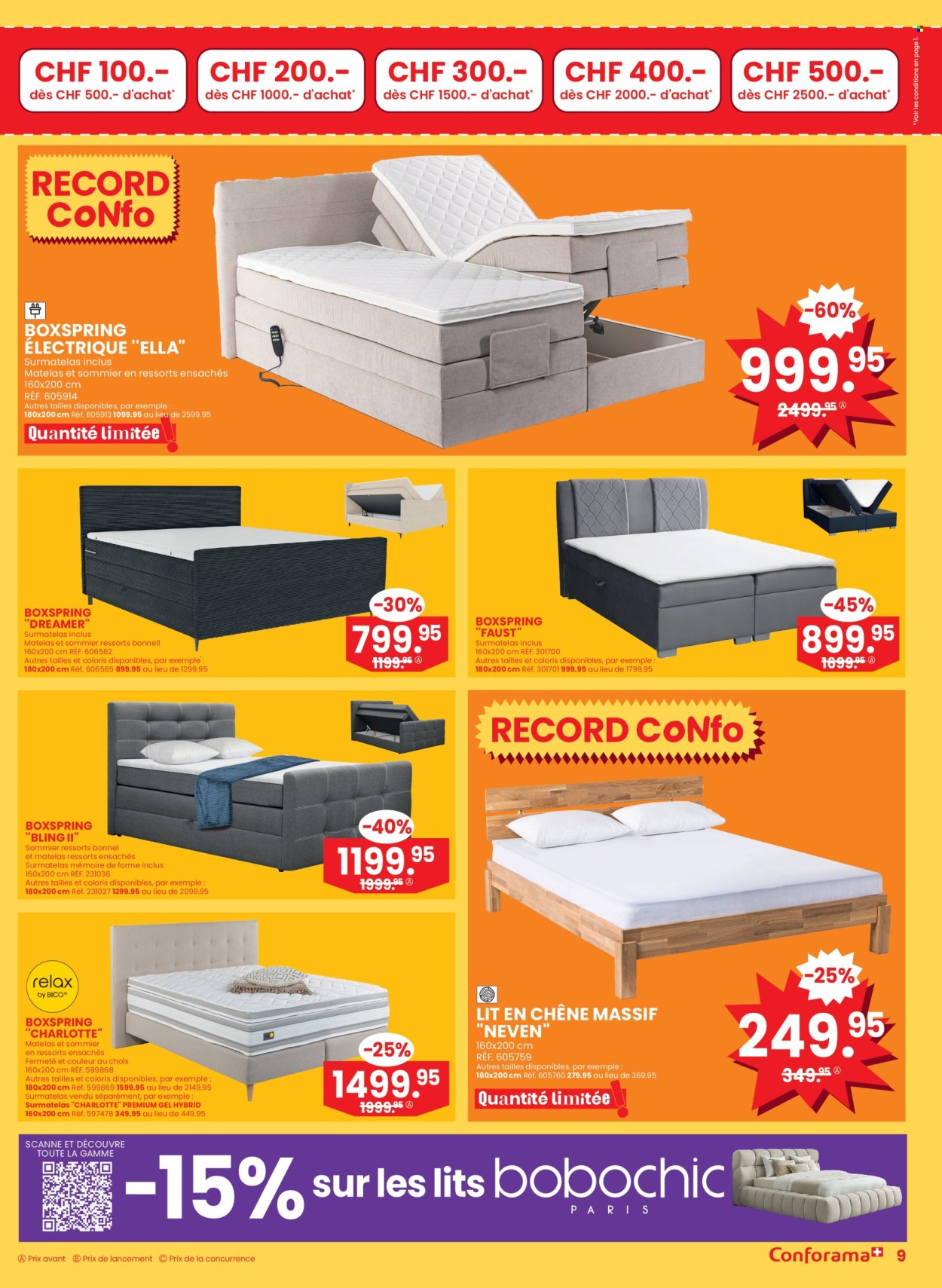 Volantino Conforama - 25.2.2025 - 10.3.2025. Pagina 9