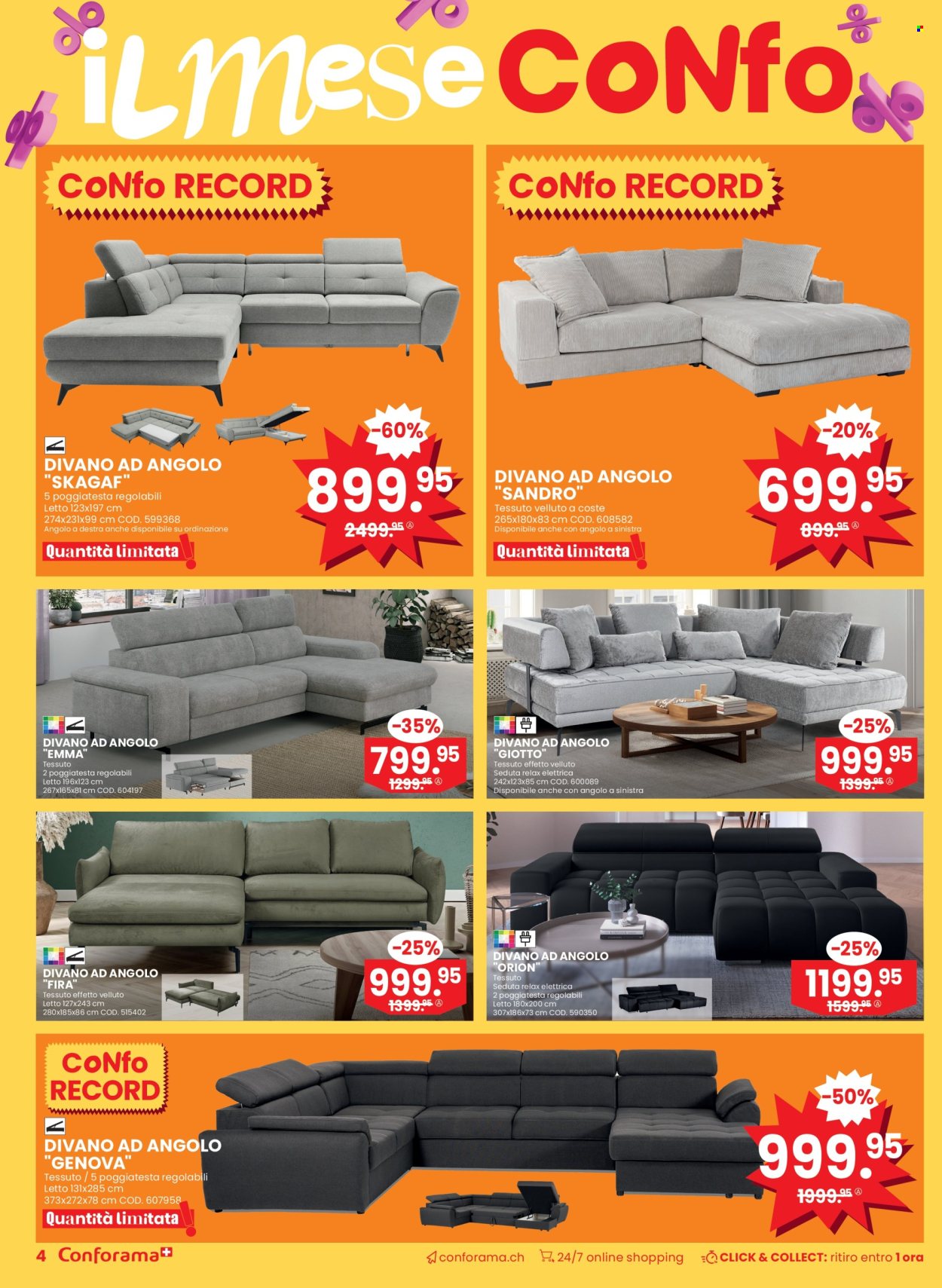 Volantino Conforama - 25.2.2025 - 10.3.2025. Pagina 4