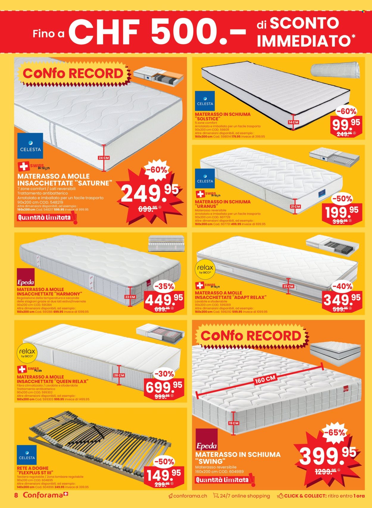 Volantino Conforama - 25.2.2025 - 10.3.2025. Pagina 8
