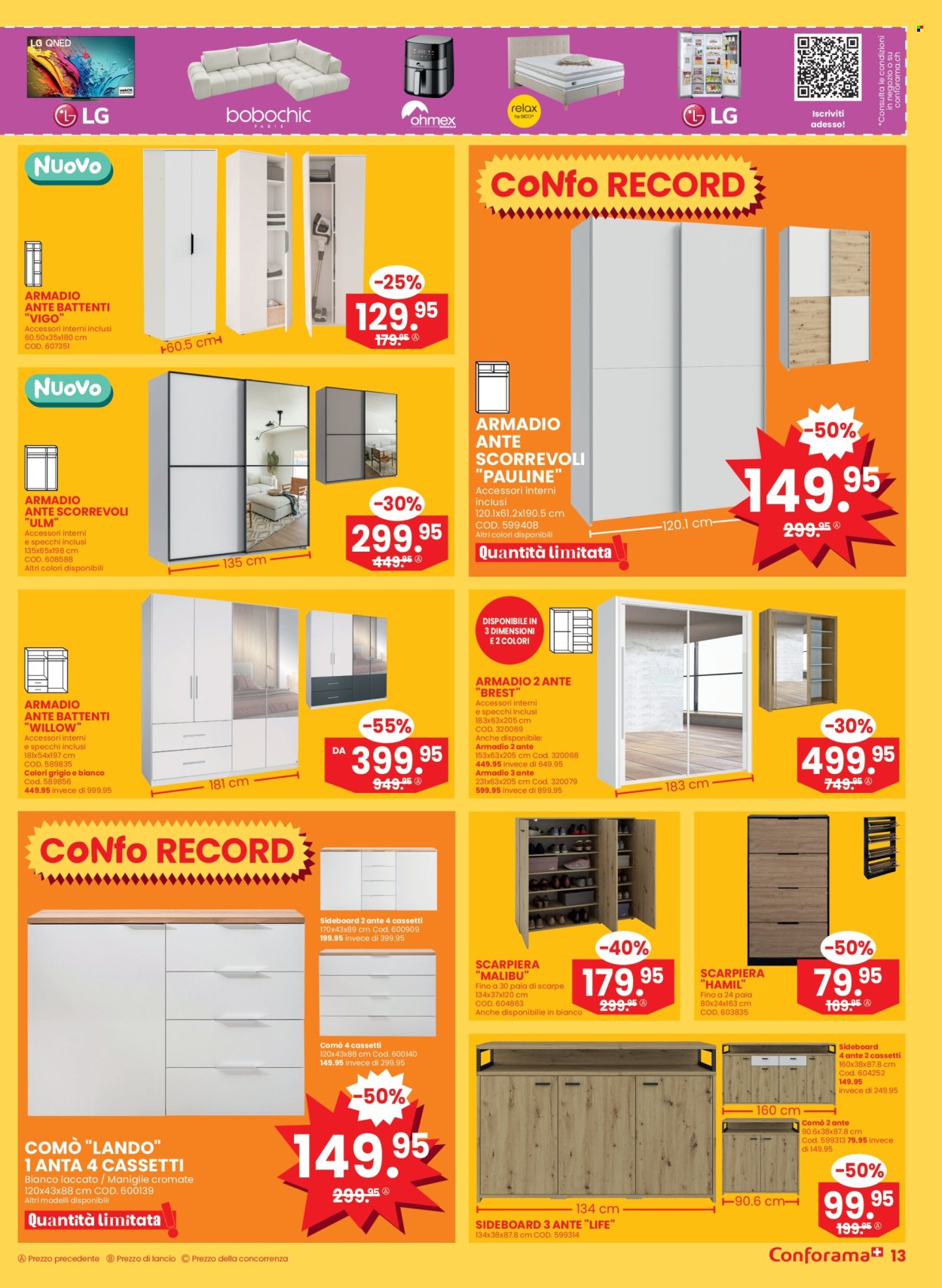 Volantino Conforama - 25.2.2025 - 10.3.2025. Pagina 13