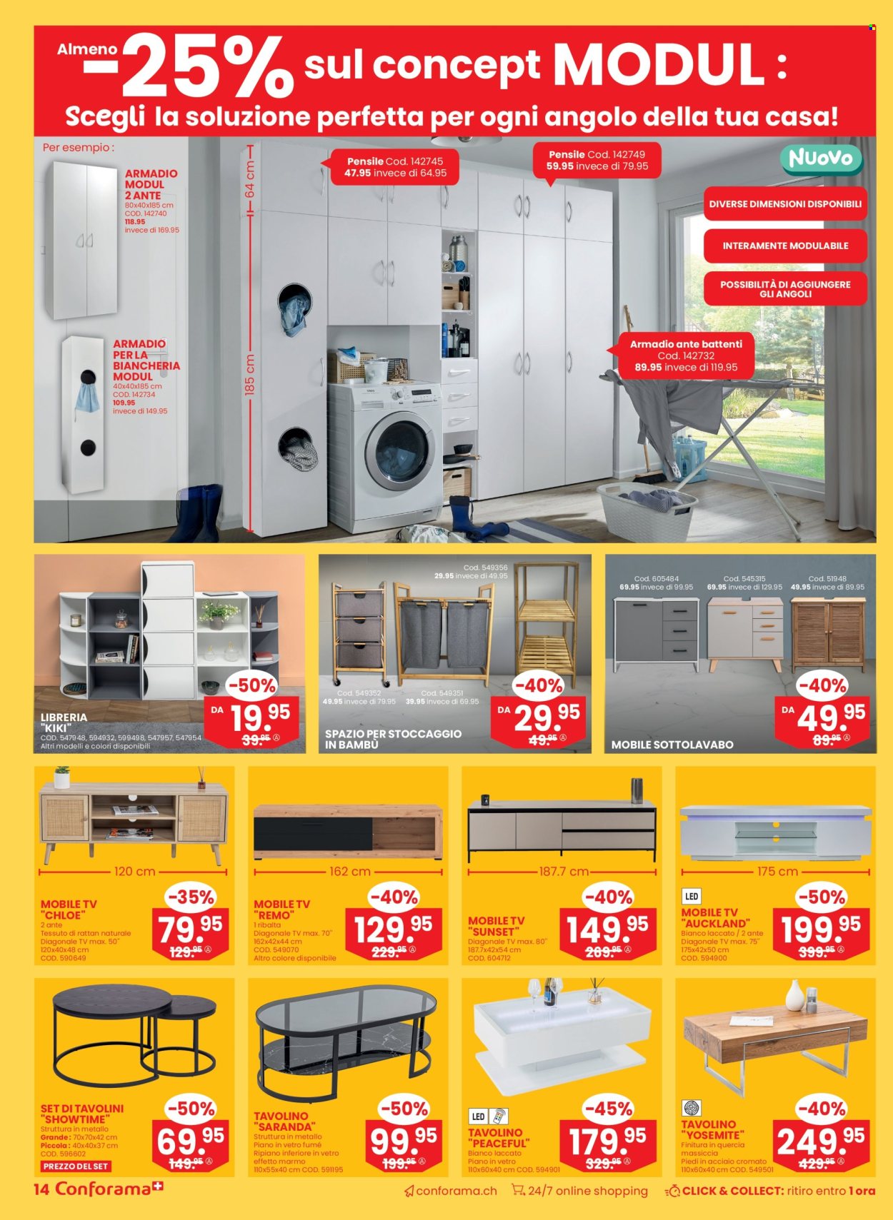 Volantino Conforama - 25.2.2025 - 10.3.2025. Pagina 14