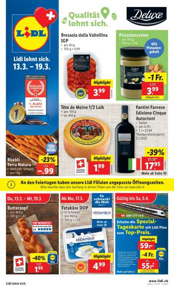 Prospekte Lidl - 13.3.2025 - 19.3.2025.