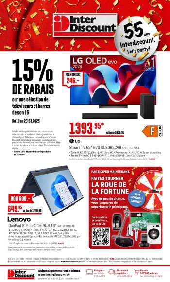Volantino Interdiscount - 10.3.2025 - 23.3.2025.