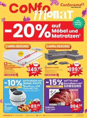 Catalogue Conforama - 11.3.2025 - 24.3.2025.