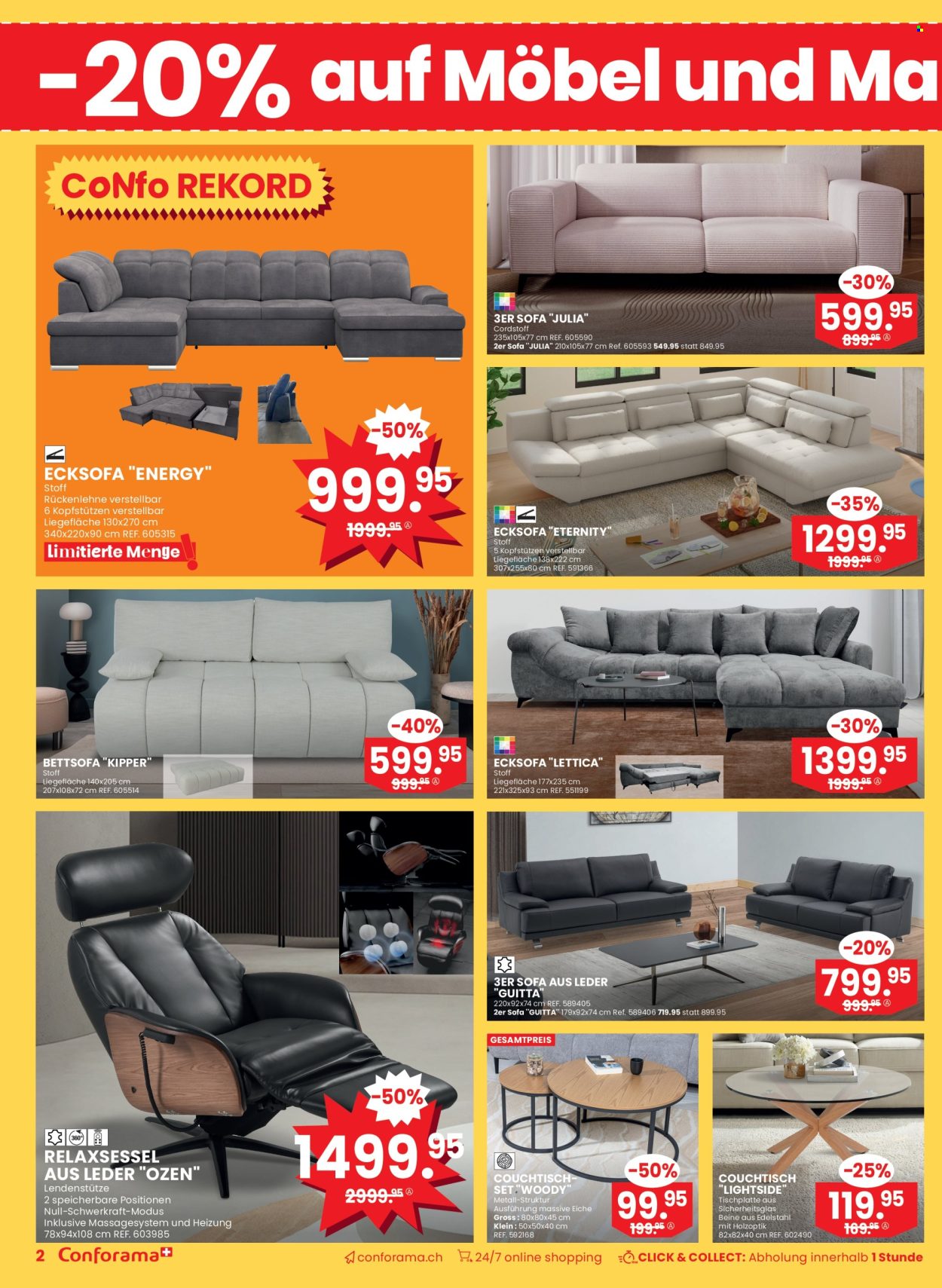 Volantino Conforama - 11.3.2025 - 24.3.2025. Pagina 2