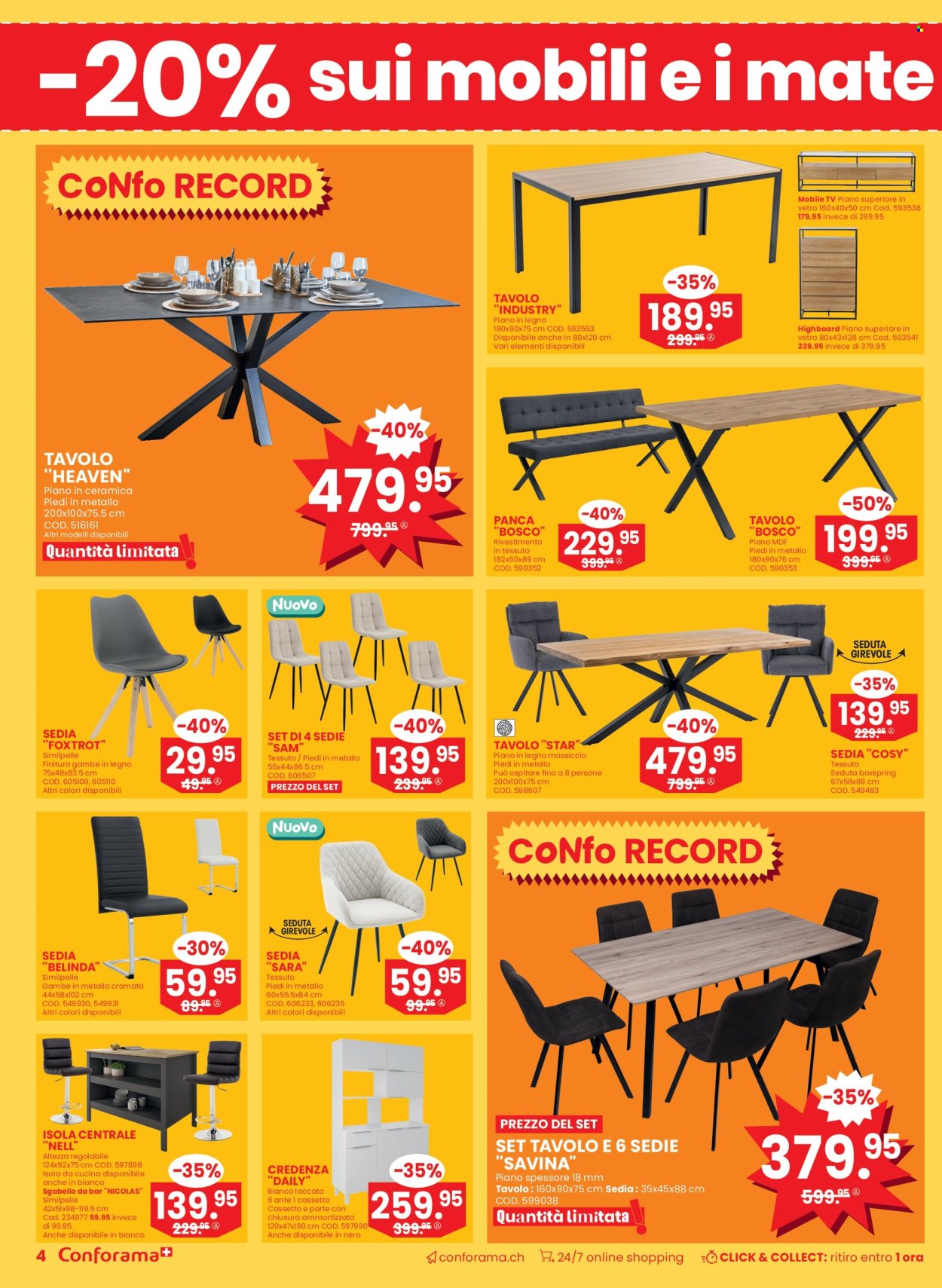 Volantino Conforama - 10.3.2025 - 24.3.2025. Pagina 4