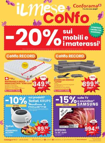 Prospekte Conforama - 10.3.2025 - 24.3.2025.