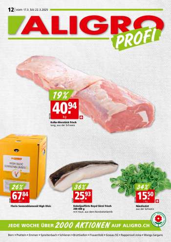 Prospekte ALIGRO - 17.3.2025 - 22.3.2025.