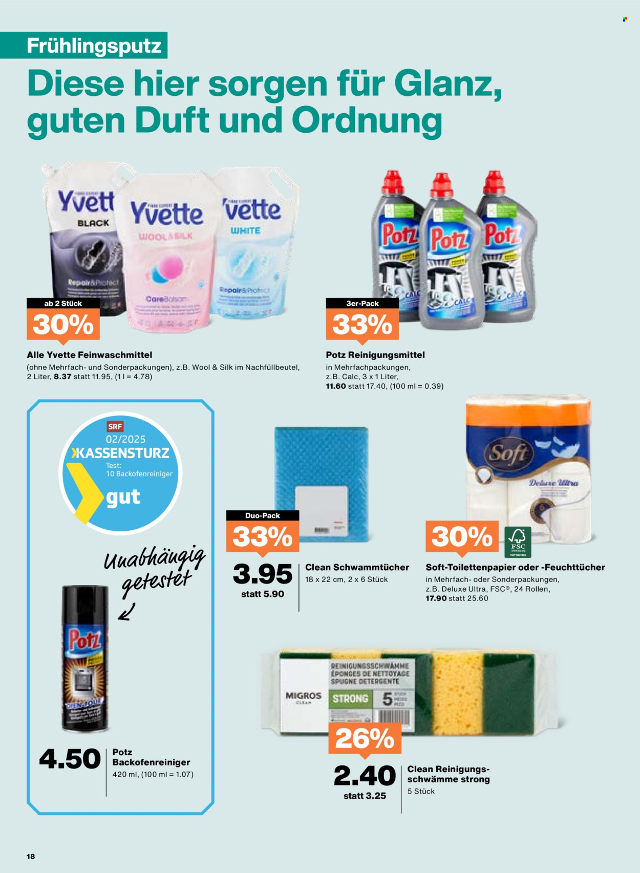 Prospekt Migros - 11.3.2025 - 17.3.2025. Seite 18