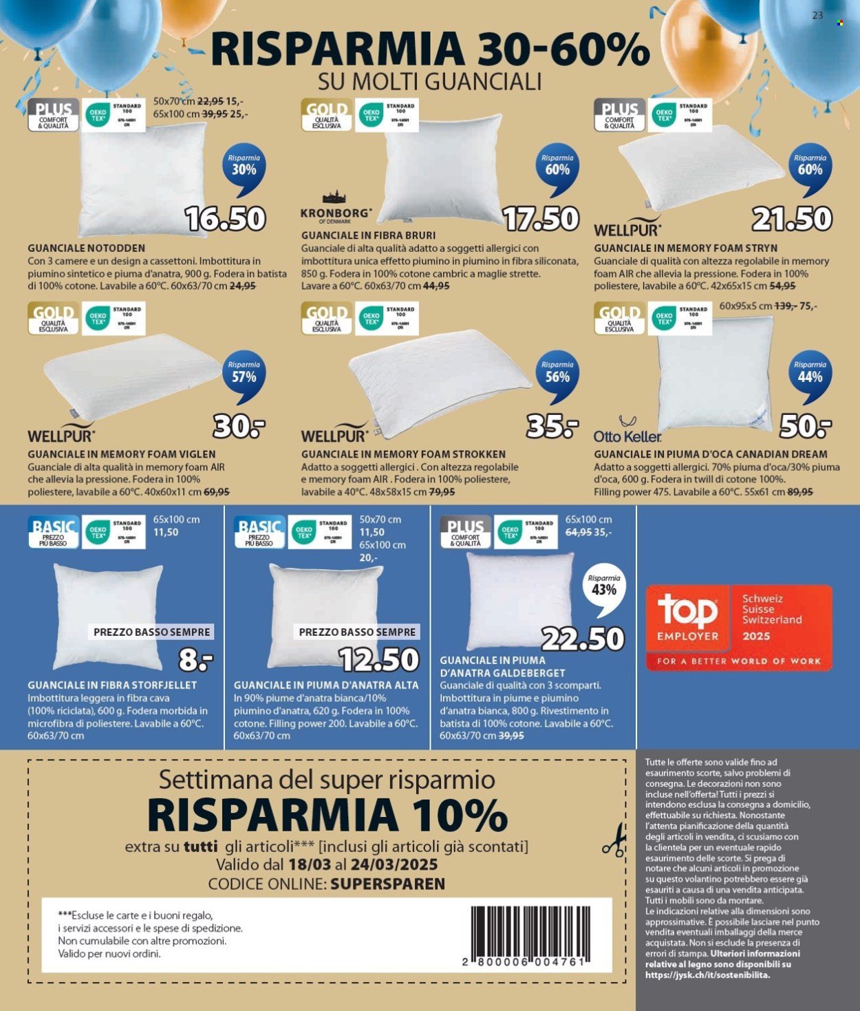 Volantino JYSK - 18.3.2025 - 24.3.2025. Pagina 24