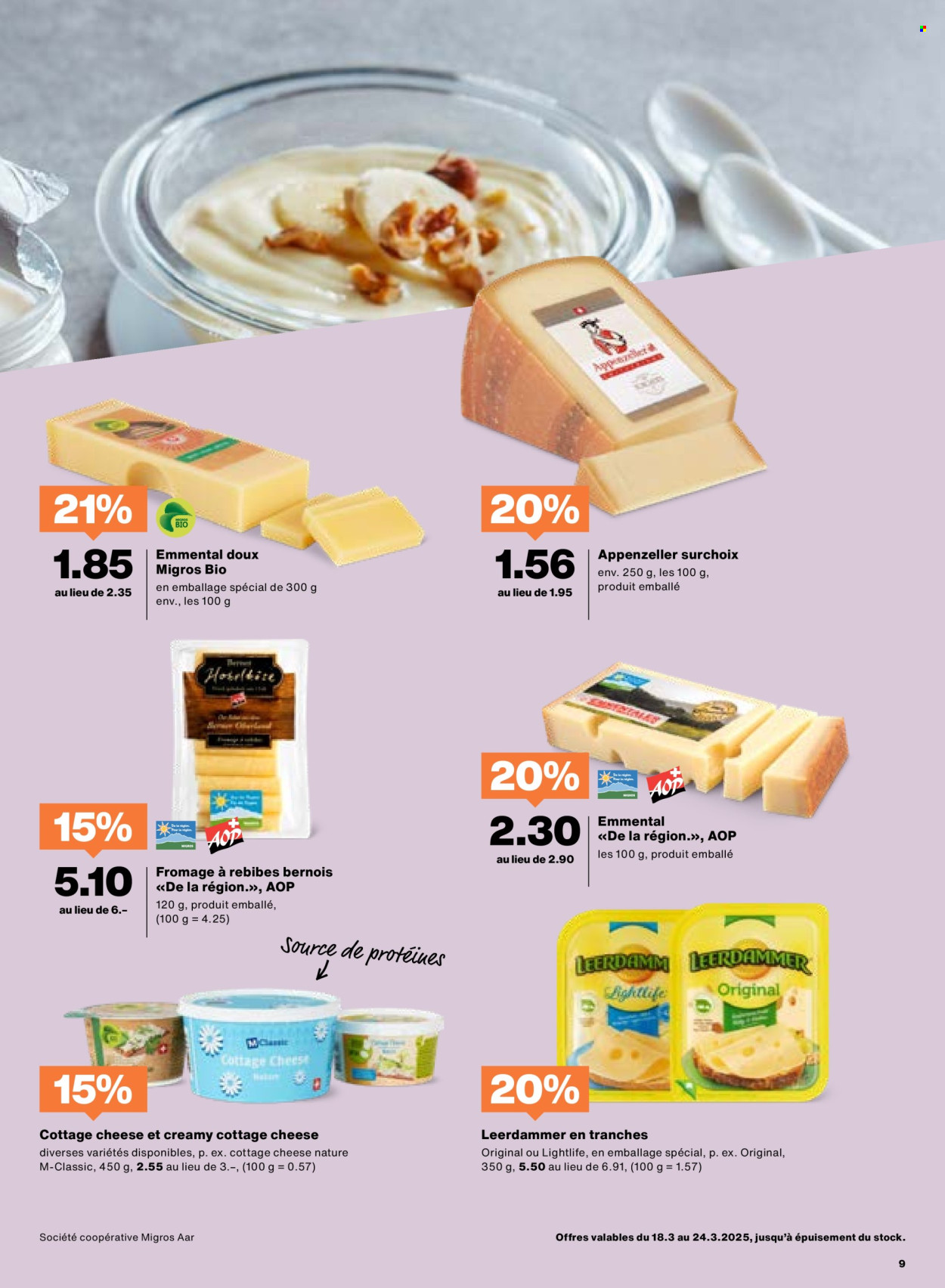 Prospekt Migros - 18.3.2025 - 24.3.2025. Seite 9