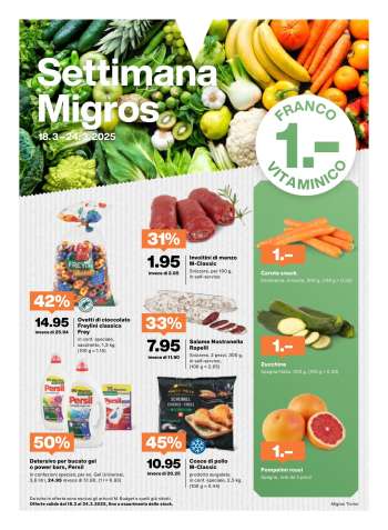 Volantino Migros - 18.3.2025 - 24.3.2025.
