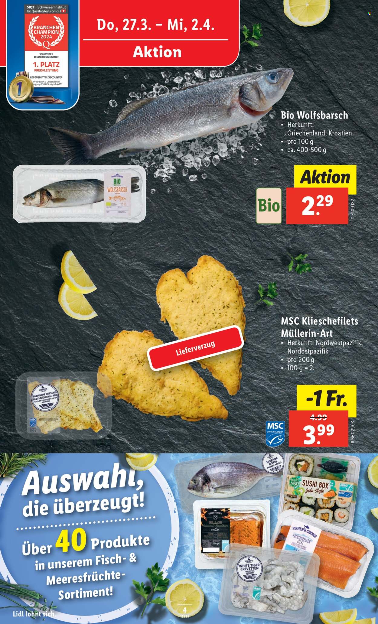 Prospekt Lidl - 27.3.2025 - 2.4.2025. Seite 4