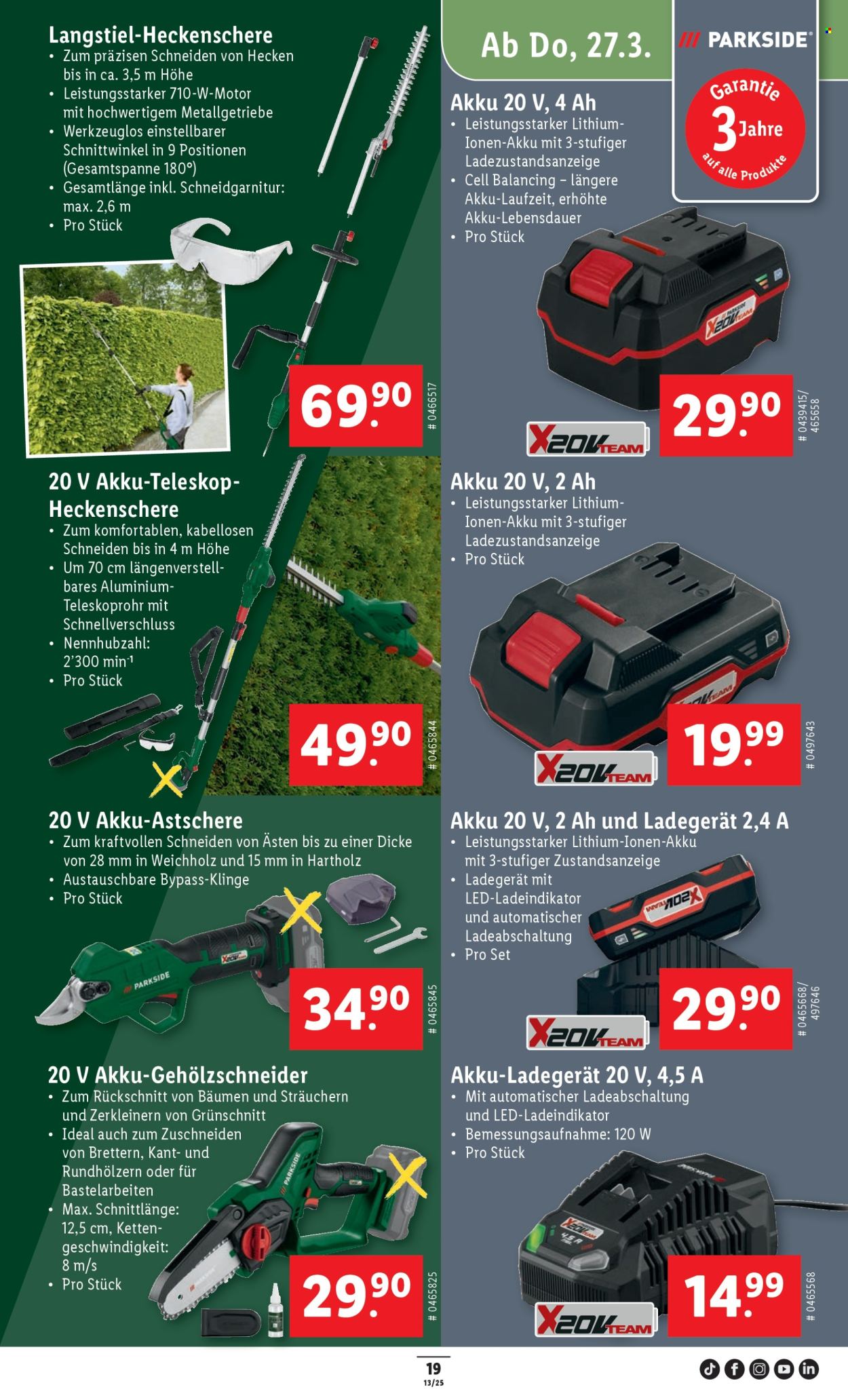 Prospekt Lidl - 27.3.2025 - 2.4.2025. Seite 19