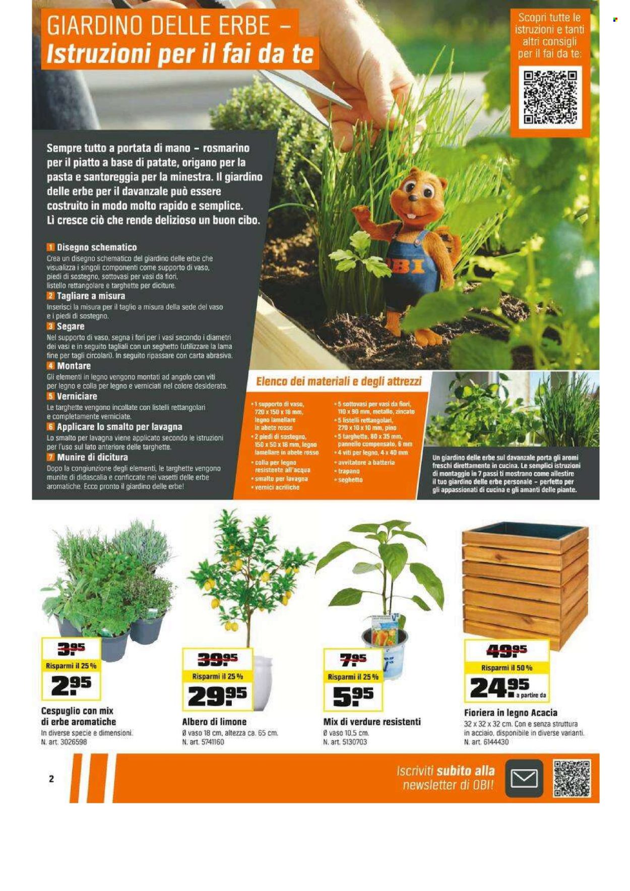 Volantino OBI - 23.3.2025 - 12.4.2025. Pagina 2