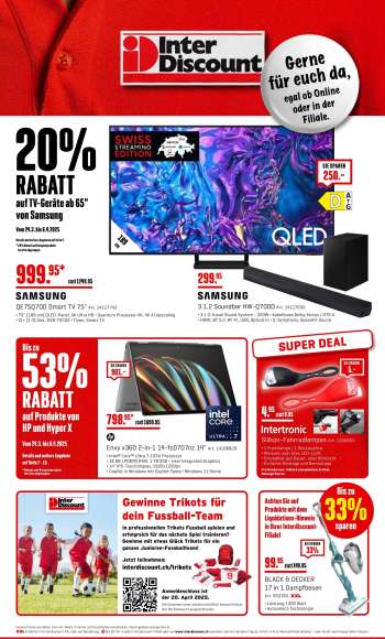 Catalogue Interdiscount - 24.3.2025 - 6.4.2025.