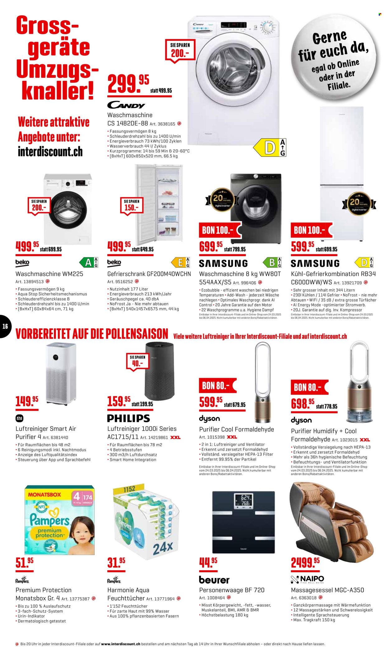 Prospekt Interdiscount - 24.3.2025 - 6.4.2025. Seite 16