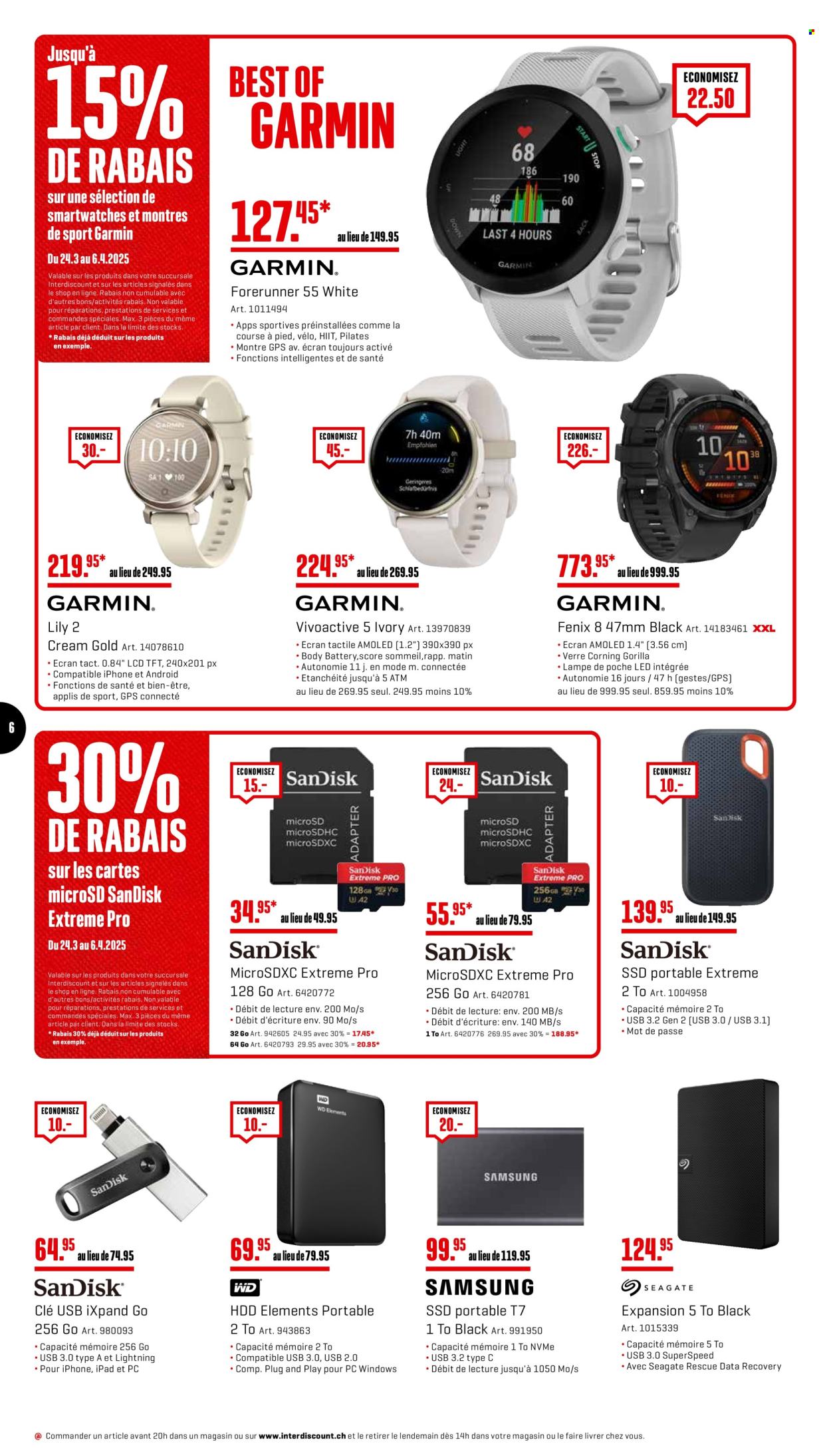 Catalogue Interdiscount - 24.3.2025 - 6.4.2025. Page 6