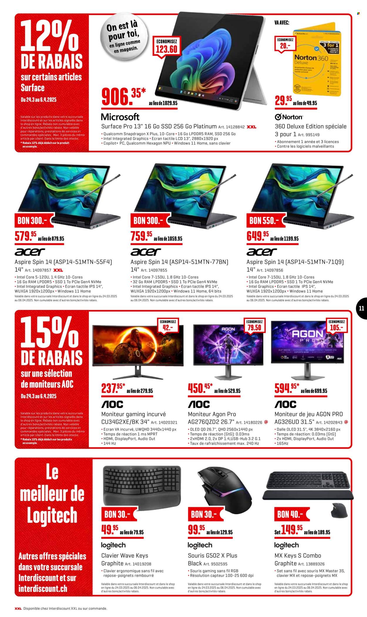 Catalogue Interdiscount - 24.3.2025 - 6.4.2025. Page 11