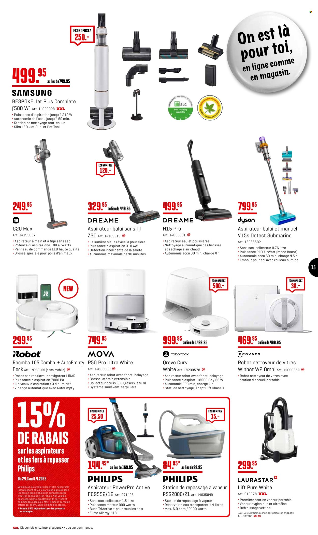 Catalogue Interdiscount - 24.3.2025 - 6.4.2025. Page 15