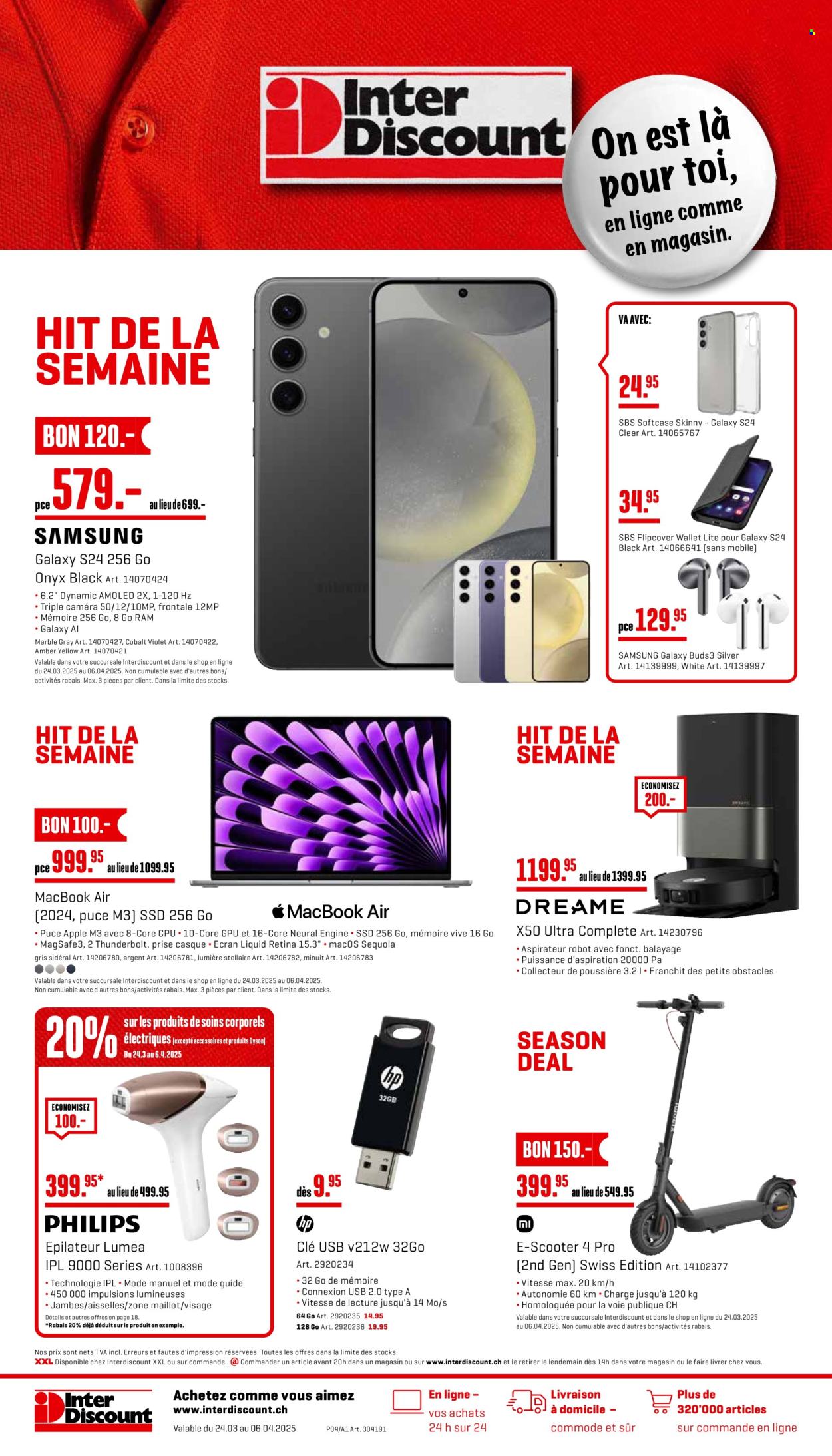 Catalogue Interdiscount - 24.3.2025 - 6.4.2025. Page 20