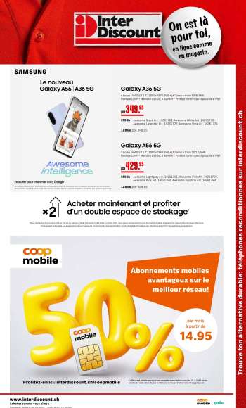 Volantino Interdiscount - 24.3.2025 - 6.4.2025.