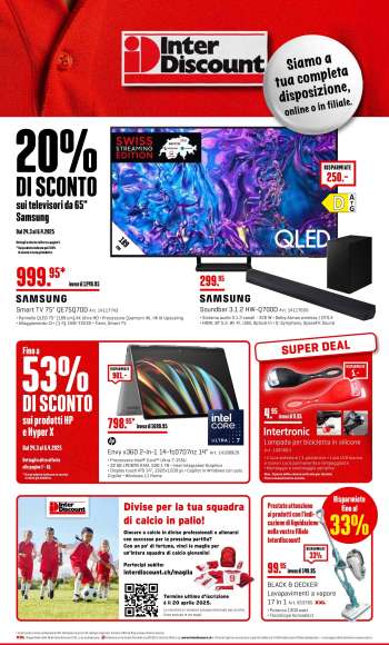 Volantino Interdiscount - 24.3.2025 - 6.4.2025.