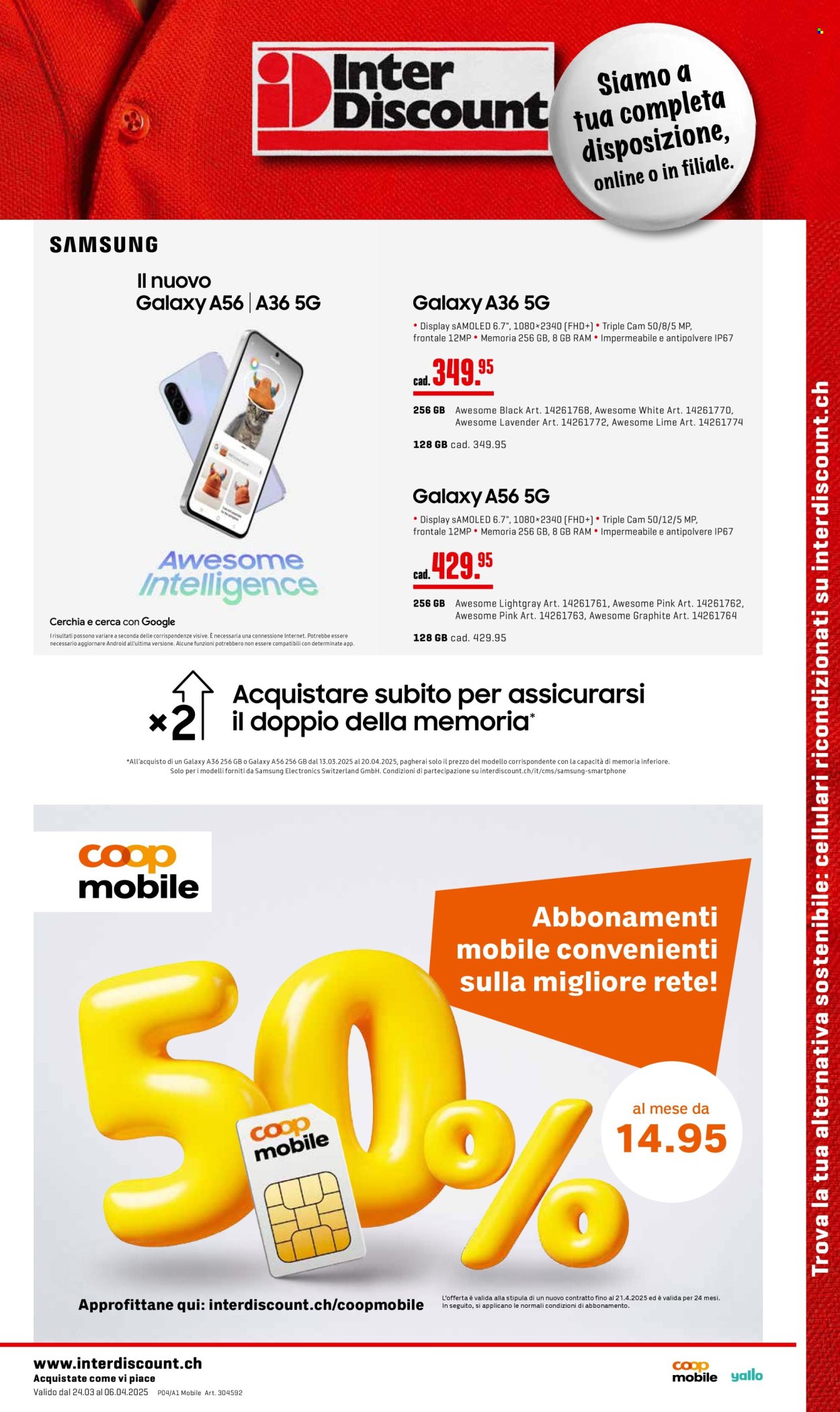 Catalogue Interdiscount - 24.3.2025 - 6.4.2025. Page 1