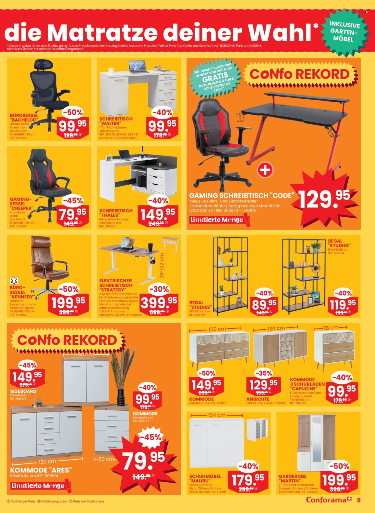 Volantino Conforama - 25.3.2025 - 8.4.2025. Pagina 9